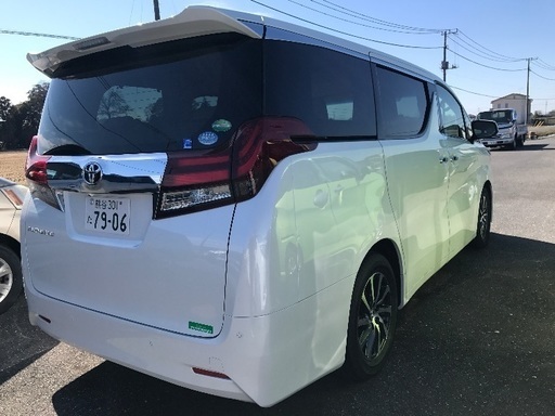 値引き交渉可能 総額300万円 アルファード 走行170km H29年12月登録車 アルパイン Big Xナビ 業販価格販売店 加須のアルファードの中古車 ジモティー