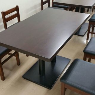 【北九州】店舗用テーブル120cmタイプ、椅子4脚セットで売ります。