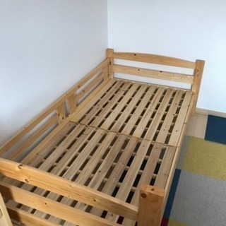木製 二段ベッド