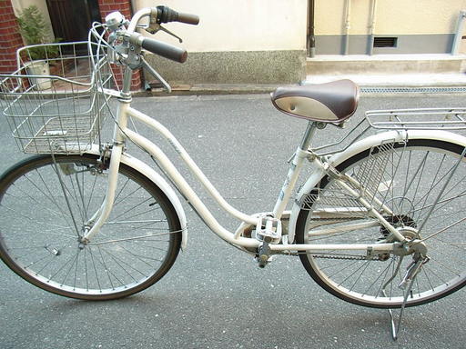 手渡しのみ、中古自転車、12,400円、27インチ、外装6段変速の中古