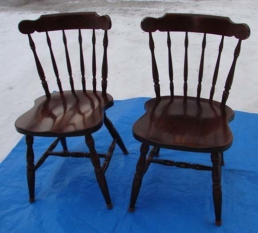 商談中 キツツキマーク イス 椅子 2脚 ダイニングチェア 中古 ファインドプレイス 札幌の椅子 ダイニングチェア の中古あげます 譲ります ジモティーで不用品の処分