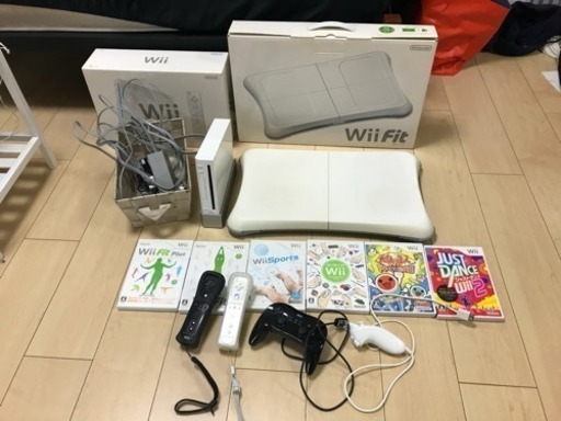 wii カセット6本 Wii fit機械セット