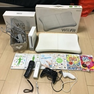 wii カセット6本 Wii fit機械セット
