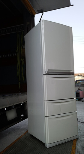 《姫路》三菱ノンフロン冷凍冷蔵MR-K40NF-W(超美品)自動製氷付き