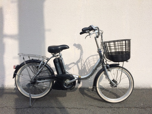 ブリヂストン　アシスタ　20インチ　小径車　新基準　シルバー　ナチュラ　ビビ　神戸市　電動自転車　地域限定送料無料