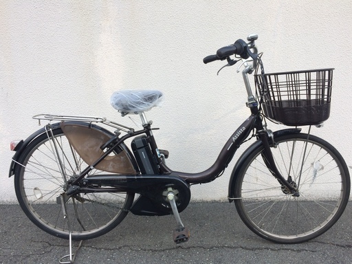 ブリヂストン　アシスタ　新基準　24インチ　茶色　6AH　ナチュラ　ビビ　神戸市　電動自転車　地域限定送料無料