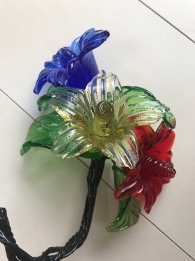 差し上げます 沖縄で購入した琉球ガラスでできた花束 じんじん３ 十三のインテリア雑貨 小物 置物 オブジェ の中古あげます 譲ります ジモティーで不用品の処分
