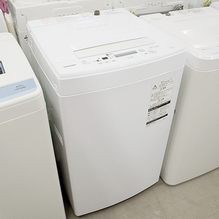 2017年製　東芝 4.5kg 洗濯機 AW-45M5(W)  ピュアホワイト の画像