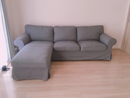 IKEA EKTORP 寝椅子付き3人掛けソファ