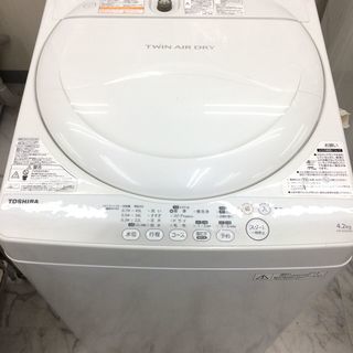 東芝 4.2ｋ 洗濯機 AW-42SM 2014年製 I013