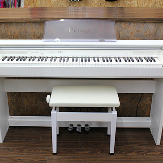 CASIO カシオ Privia 電子ピアノ PX-750WE 88鍵 2014年製 イス付 美品 動作確認済み