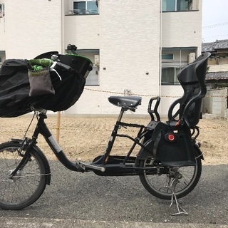 子ども乗せ自転車 3人乗り対応ママチャリ　ママフレ、後ろ子乗せ（...