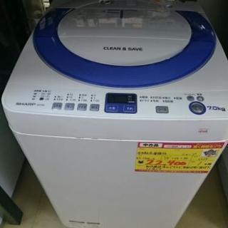 SHARP 全自動洗濯機7K ES-T706-A 2014年製 ...