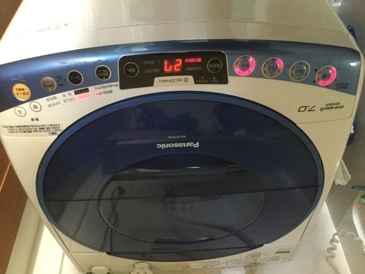 7㎏ 3年前購入 週0〜2回使用 Panasonic NA-FS70H6