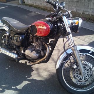 カワサキ☆エストレヤRS250☆黒赤☆