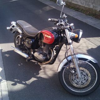 カワサキ☆エストレヤRS250☆黒赤☆