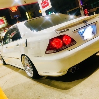 クラウン マークX GRS18 GRS20 GRX12 ワンオフ 特注4本出しマフラー ステンレス ストレート 