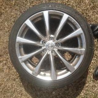 v36 スカイラインクーペ 19インチ純正ホイール 純正ナット ロックナット