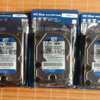 内蔵ハードディスク 3TB ＷDC WD30EZR＜使用期間 小＞