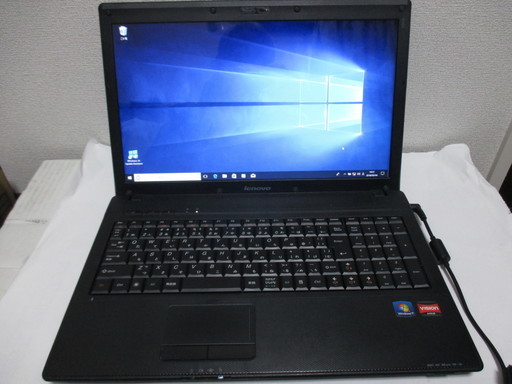 Lenovo G565　 Win10Home搭載　HDD160GB・メモリ2GB中古品です。