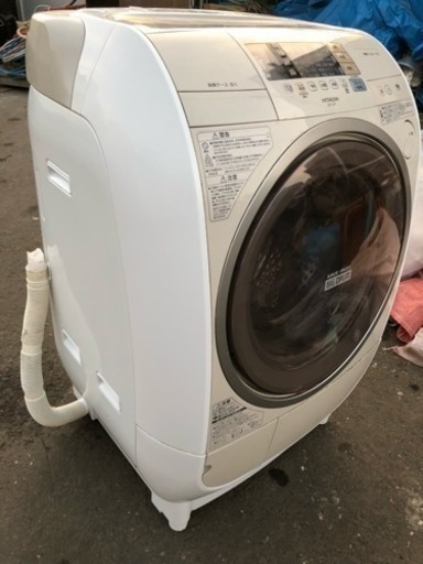 中古 日立 ビックドラム BD-VJP1L ドラム式 洗濯機 9kg 楽直 2011製