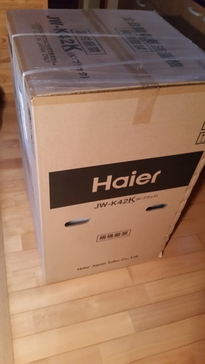 未開封★未使用★Haier ハイアール 全自動洗濯機 JW-K42K ブラック