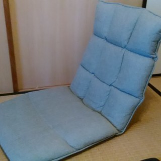 【新生活にどうぞ】座椅子（低反発素材、頭部可動）　ニトリ