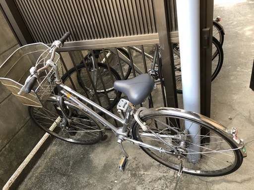 タイヤ・グリップ新品 シャフトドライブ 丸石 日本製 27インチ 内装3段 LEDオートライト