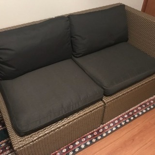 ガーデン ソファ 防水 ラタン リゾート 屋外用 IKEA  A...