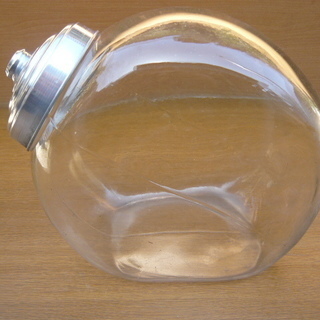 猫瓶（ガラス瓶）・アンティーク・未使用品