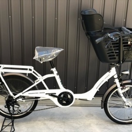 売切◆最後の1台◆新車☆40%off以下！☆子供乗せ自転車　ママフレロック206　6段変速 オートライト ホワイト一部を除き　全国配達可