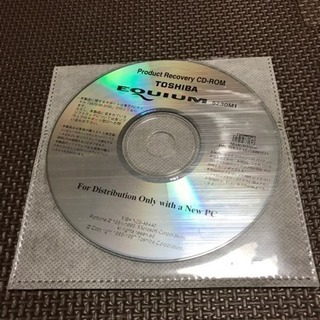 TOSHIBA EQUIUM 5230M1 リカバリーディスク