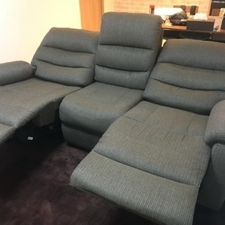 引き取り希望】電動リクライニングソファ 3人掛け