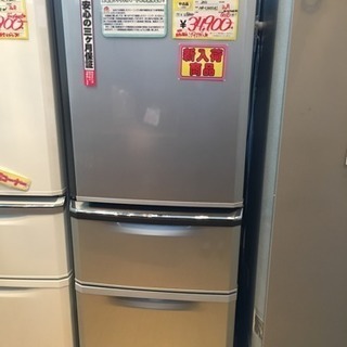 2012年製 MITSUBISHI 三菱 335L冷蔵庫 MR-C34ET-AS 2012年製 MITSUBISHI 三菱 335L冷蔵庫 MR-C34ET-AS