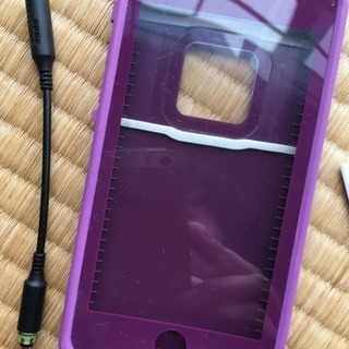 iphone6用防水カバー(紫)