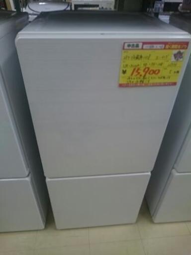 ユーイング 2ドア冷蔵庫110L UR-F110F 2014年製 中古品 (高く買い取るゾウ中間店)