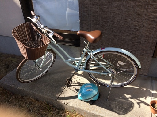 22インチ★子ども用自転車（おもに小学生）★ヘルメット付き★中古★売約済み
