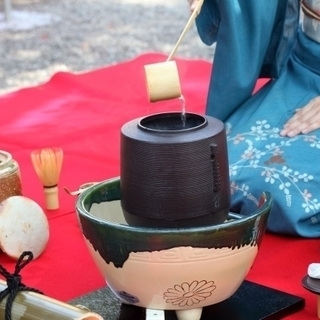 お茶碗の中の宇宙　日本を感じ　自然の中で野点を楽しむ