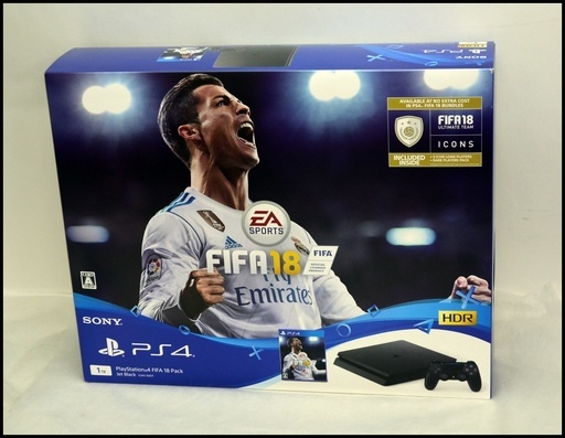札幌 店舗引取 新品 PS4 FIFA 18 Pack CUHJ-10017 1TB CUH-2100BB01 ジェットブラック プレステ4 本体