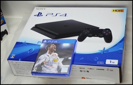 札幌 店舗引取 新品 PS4 FIFA 18 Pack CUHJ-10017 1TB CUH-2100BB01 ジェットブラック プレステ4 本体