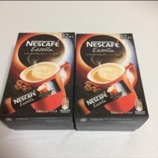 ネスカフェ エクセラ スティックコーヒー 12P×2箱