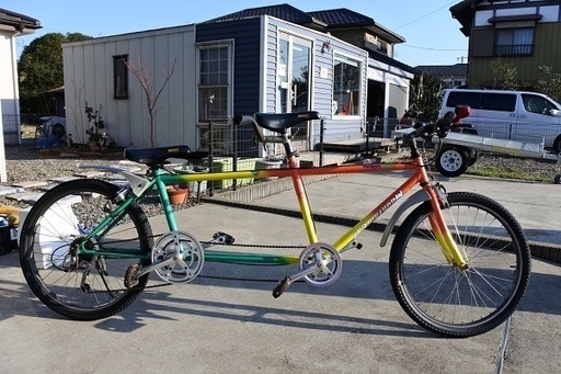 珍しいタンデムMTB！パナソニック　マウンテンキャット　タイヤ・ワイヤー類良好　稀少車