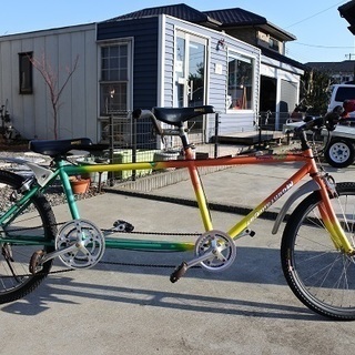 珍しいタンデムmtb パナソニックマウンテンキャットタイヤ ワイヤー類良好稀少車 ねこまるこ つくばのマウンテンバイクの中古あげます 譲ります ジモティーで不用品の処分