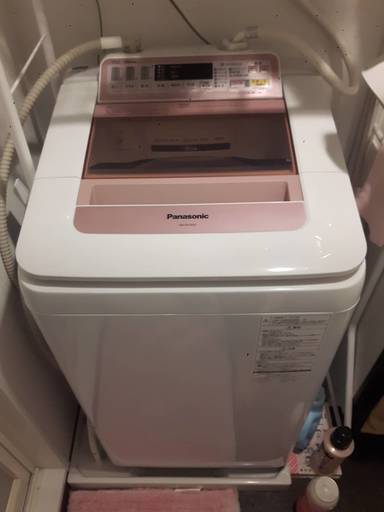 2015年製 Panasonic 洗濯機 NA-FA70H2-P  洗濯機ラックも付属