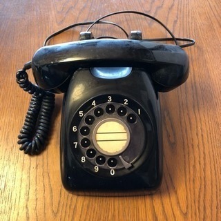 レトロな黒電話600A1  NTT製
