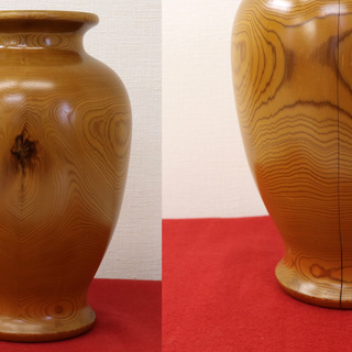 屋久杉の壺 4点(内2点はヒビ有り)