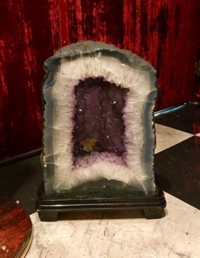アメジスト ドーム 天然石 パワーストーン 紫 ムラサキ