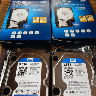 内蔵ハードディスク 3TB ＷDC WD30EZR　2個まとめて