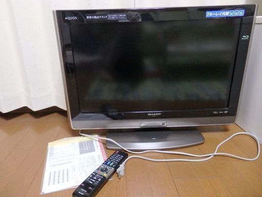 SHARP/AQUOS ブルーレイ内蔵型TV 26V