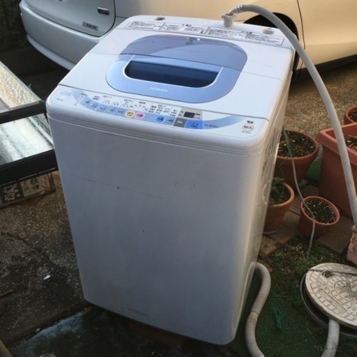 日立 乾燥機能付き洗濯機 7.0kg NW-7EX 2005年製